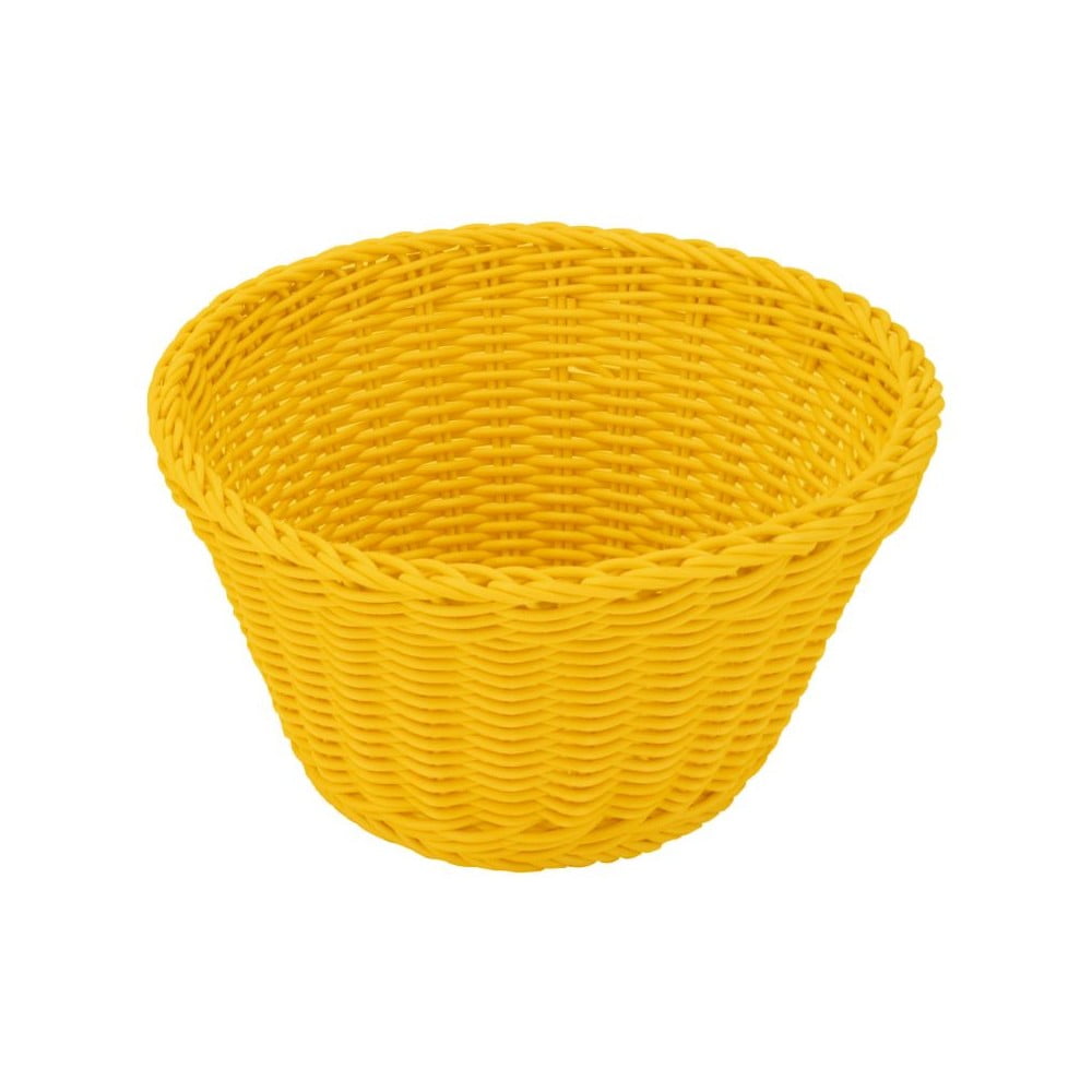 "Saleen" stalo krepšelis, geltonos spalvos, ø 18 cm