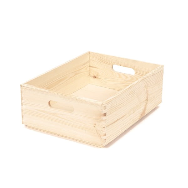 Pušies medienos dėžė Compactor Custom, 40 x 30 x 14 cm