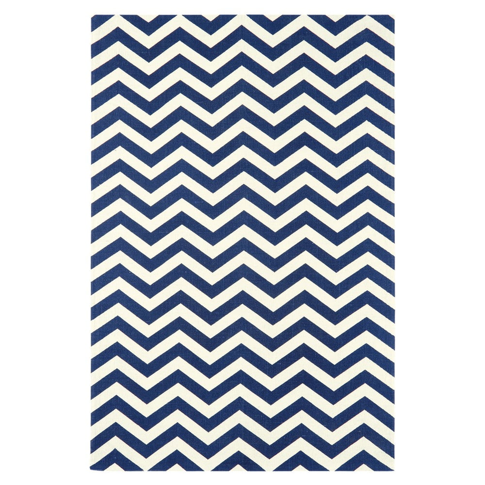 Mėlynas ir baltas kilimas "Asiatic Carpets Zig Zag", 160 x 230 cm