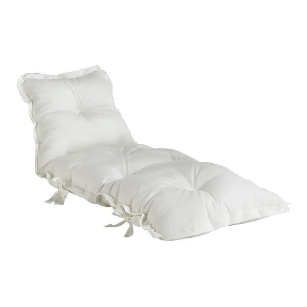 Baltas sulankstomas futono gultas, tinkamas naudoti lauke Karup Design OUT™ Sit&Sleep White