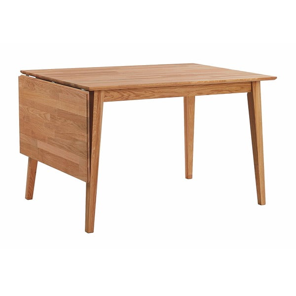 Natūralios ąžuolo medienos sulankstomas valgomojo stalas Rowico Mimi, 120 x 80 cm