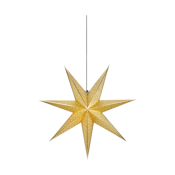 Aukso spalvos kalėdinė dekoracija Markslöjd Glitter, ilgis 75 cm