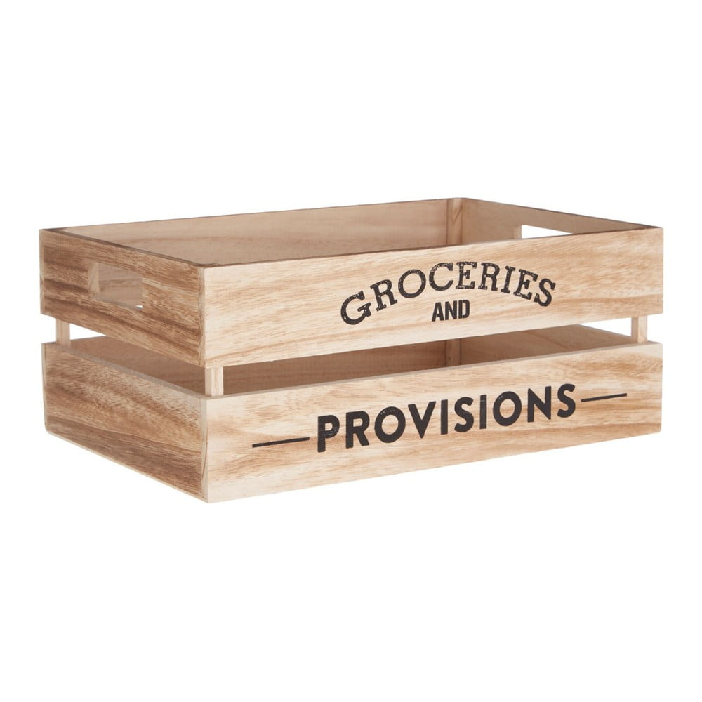 Medinė dėžutė Premier Housewares Provisions, 25 x 35 cm