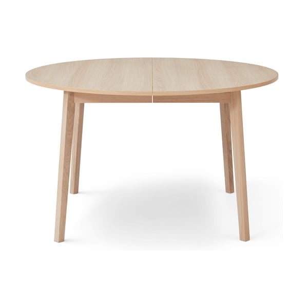 Išskleidžiamas valgomojo stalas iš ąžuolo medienos Hammel Single Ø 130 cm