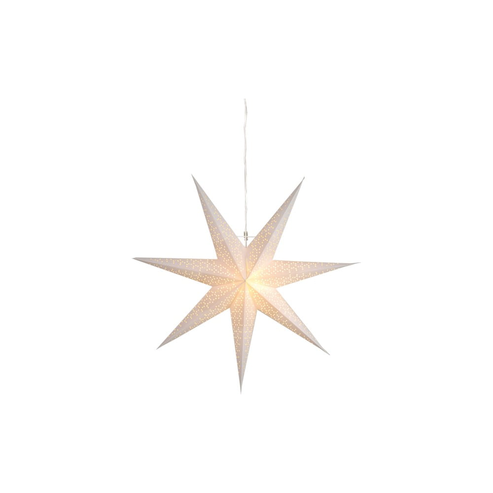 Žvaigždės formos šviesos dekoracija White Star Trading, Ø 70 cm