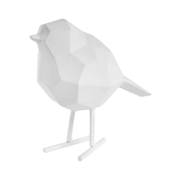 Balta dekoratyvinė maža statulėlė PT LIVING Bird