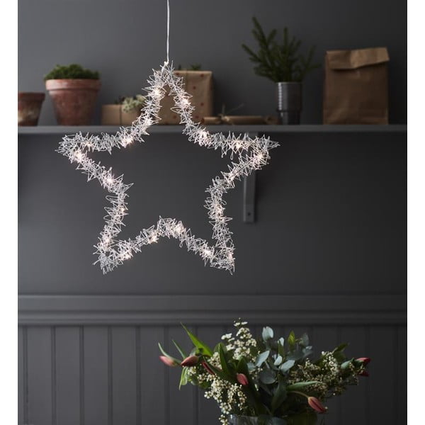 Pakabinama kalėdinė šviesos dekoracija Markslöjd Tangle Star, aukštis 45 cm