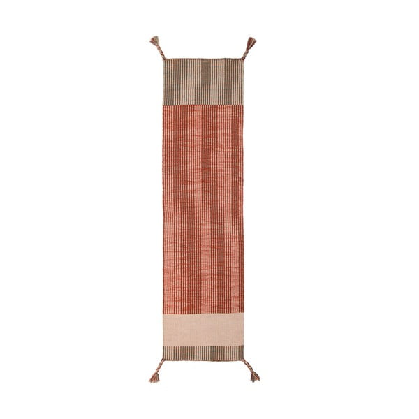 Oranžinis vilnonis kilimas Flair Rugs Anu, 60 x 200 cm