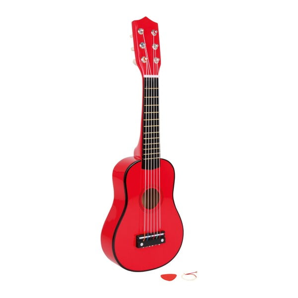 Legler raudona žaislinė gitara