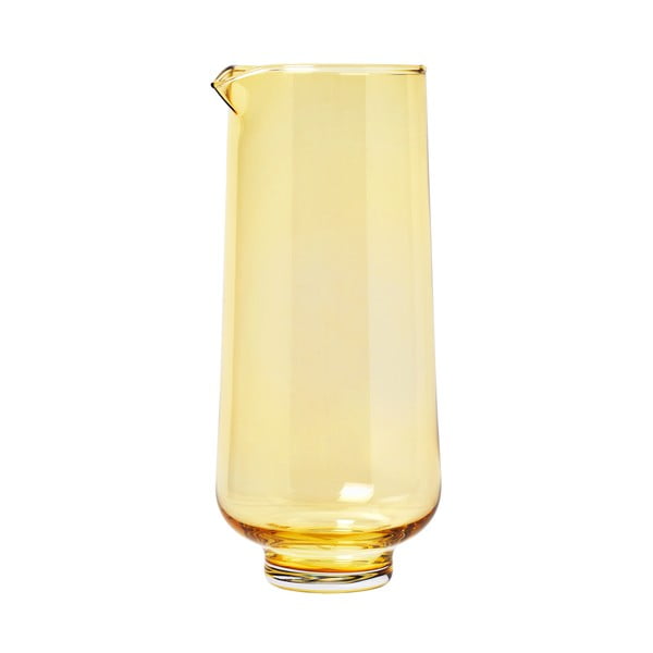 Geltonos spalvos stiklinė gertuvė "Blomus Flow", 1,1 l
