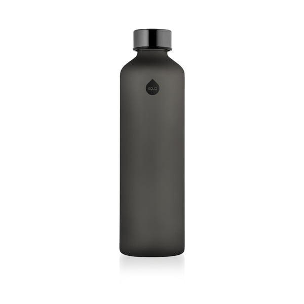 Juodas buteliukas iš borosilikatinio stiklo Equa Mismatch Ash, 750 ml