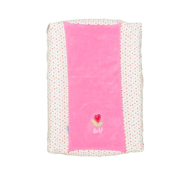 Rožinis apsauginis užvalkalas ant čiužinio su rankšluosčiu Tiseco Home Studio, 55 x 75 cm
