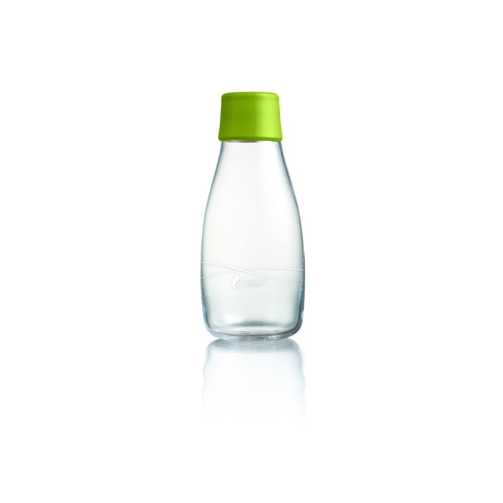Žalios spalvos stiklinis buteliukas ReTap, 300 ml