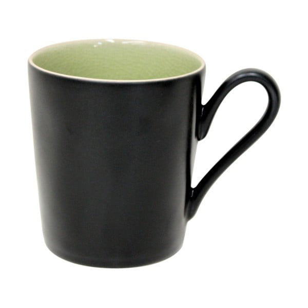 Juodos ir žalios spalvos keramikos puodelis Costa Nova Riviera, 0,36 l