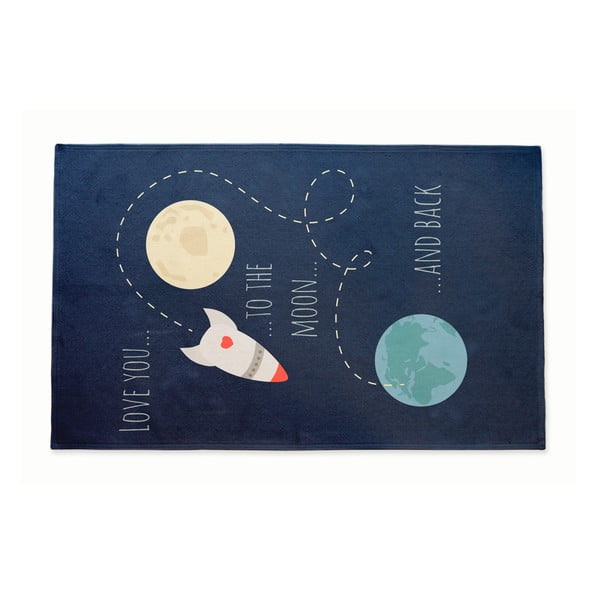 Vaikiškas kilimėlis Little Nice Things Love you to the Moon, 195 x 135 cm
