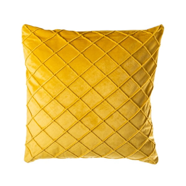 Geltonos spalvos pagalvėlė JAHU Alfa, 45 x 45 cm