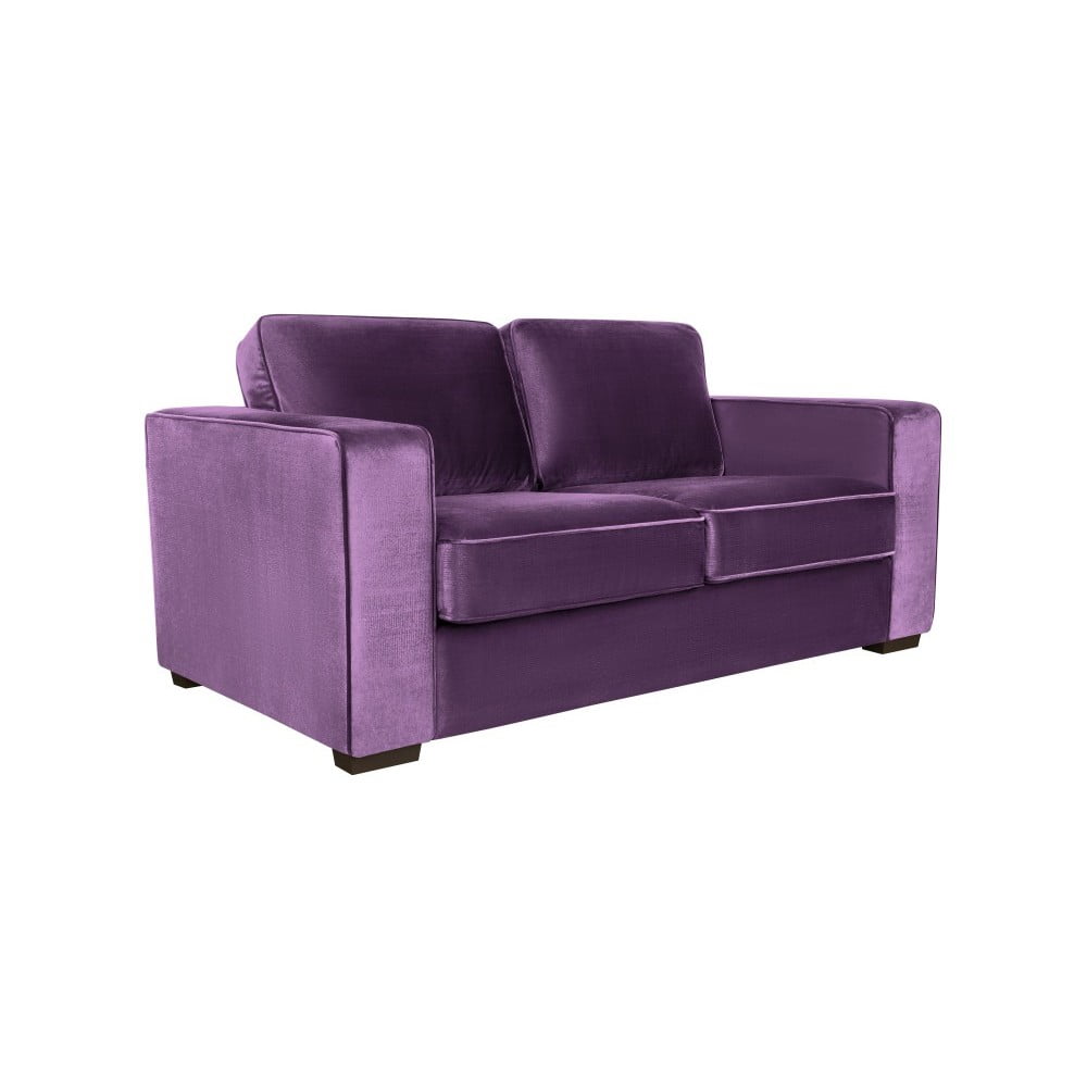 Violetinė dvivietė sofa Cosmopolitan Design Denver