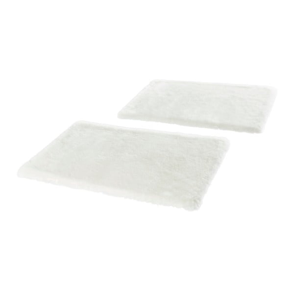 2 baltų kilimėlių rinkinys Mint Rugs Soft, 90 x 140 cm