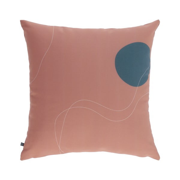 Rožinis pagalvės užvalkalas Kave Home Abish, 45 x 45 cm
