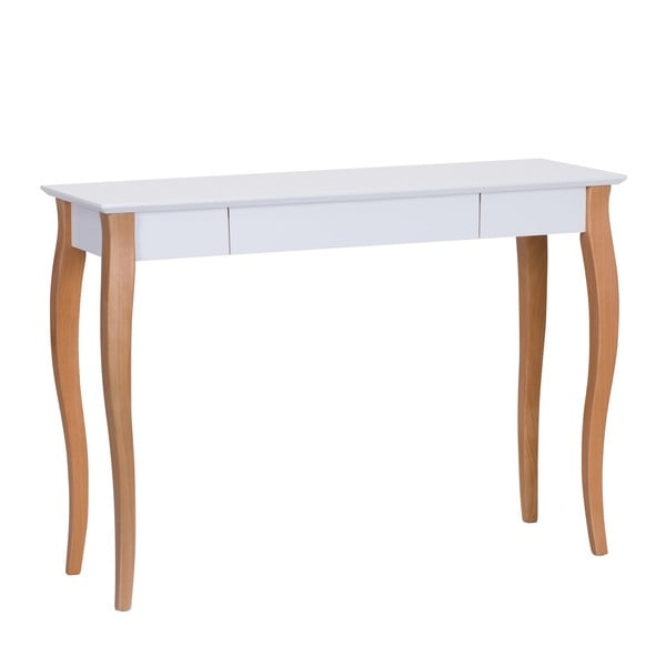 Baltas rašomasis stalas Ragaba Lillo, 105 cm ilgio