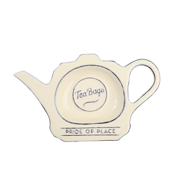 Kreminis keraminis arbatos maišelių stovas T&G Woodware Pride Of Place