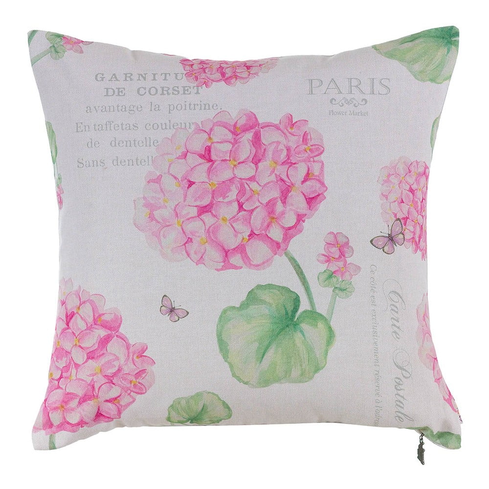 "Pillowcase Mike & Co. NEW YORK Paris Hortensia
