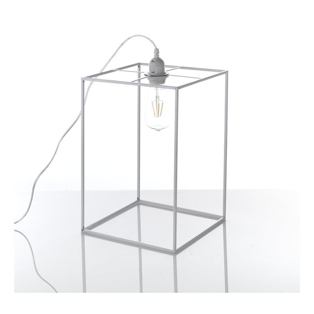 Pilka Tomasucci Lipni stalinė lempa, 36 x 25 x 25 cm