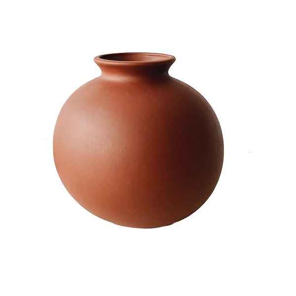 Raudona keramikinė vaza Rulina Toppy