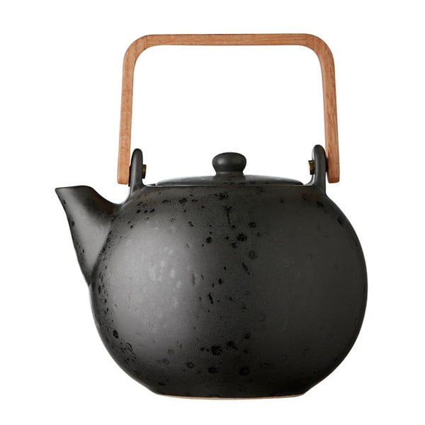 Juodos keramikos arbatinukas Bitz Basics, 1,2 l