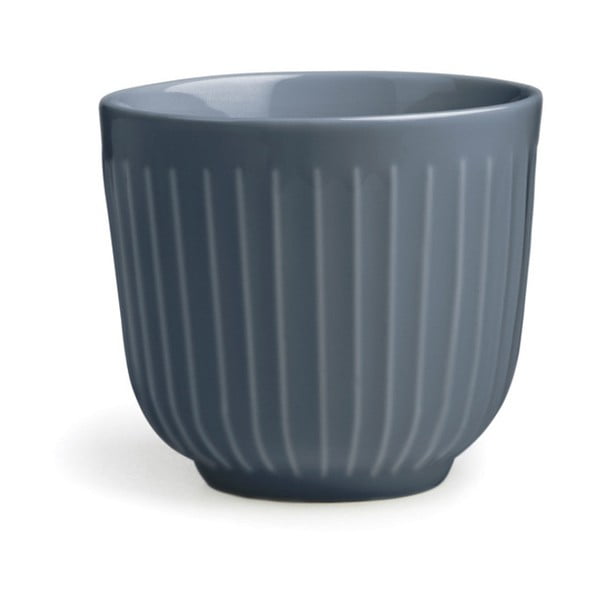 Antracito pilkos spalvos porcelianinis puodelis Kähler Design Hammershoi, 200 ml
