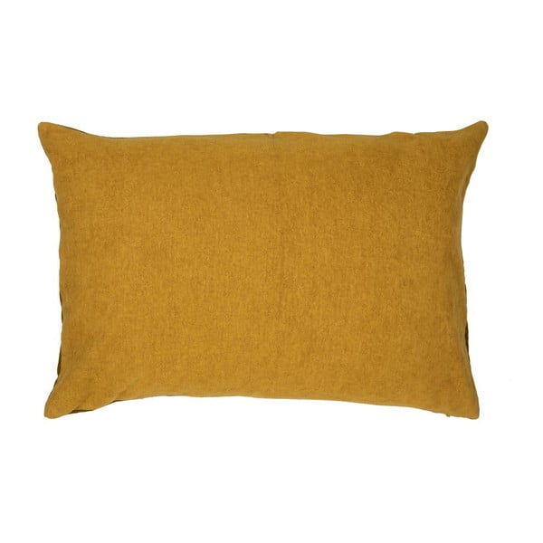 Geltonos spalvos pagalvėlė su dideliu medvilnės kiekiu Södahl Klara, 40 x 60 cm