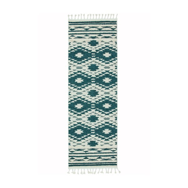 Žalias kilimas Asiatic Carpets Taza, 80 x 240 cm
