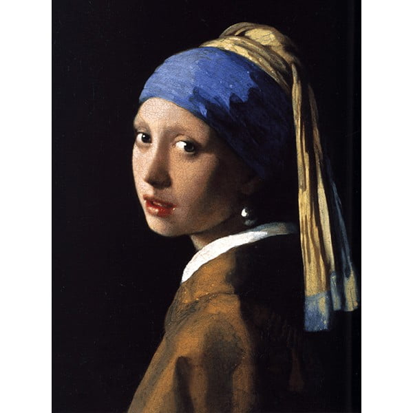 Paveikslo reprodukcija Johannes Vermeer Girl with a Pearl Earring, 70 x 50 cm