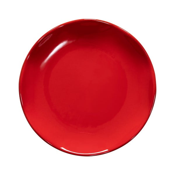 Raudona keramikos desertinė lėkštė Casafina Cook & Host, ø 20,5 cm