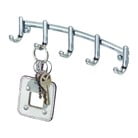Metalinė raktų kabykla iDesign York Lyra, 23 x 14 cm