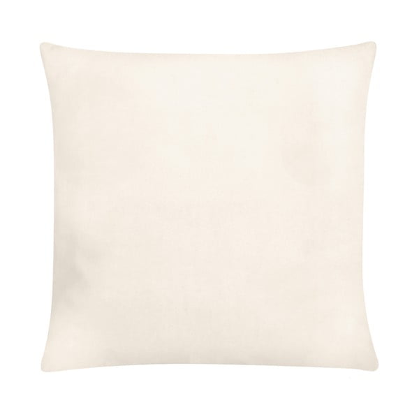 Smėlio spalvos aksominis dekoratyvinis pagalvės užvalkalas Westwing Collection Nora, 45 x 45 cm