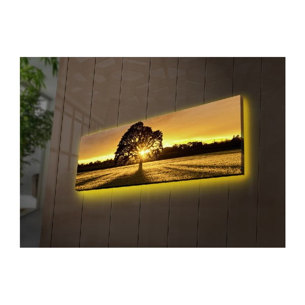 Apšviestas paveikslas Ledda Tree, 90 x 30 cm