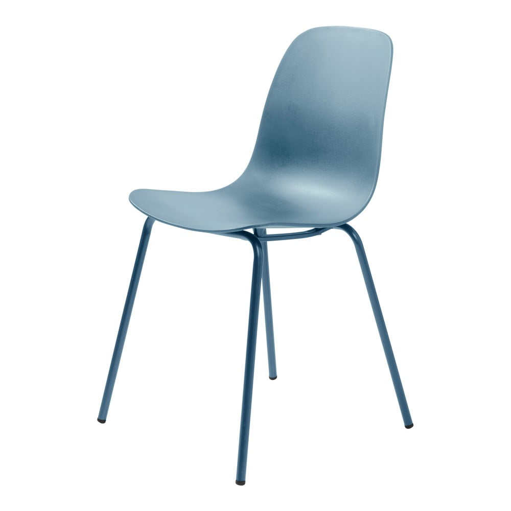 2 pilkos ir mėlynos spalvos kėdžių rinkinys Unique Furniture Whitby
