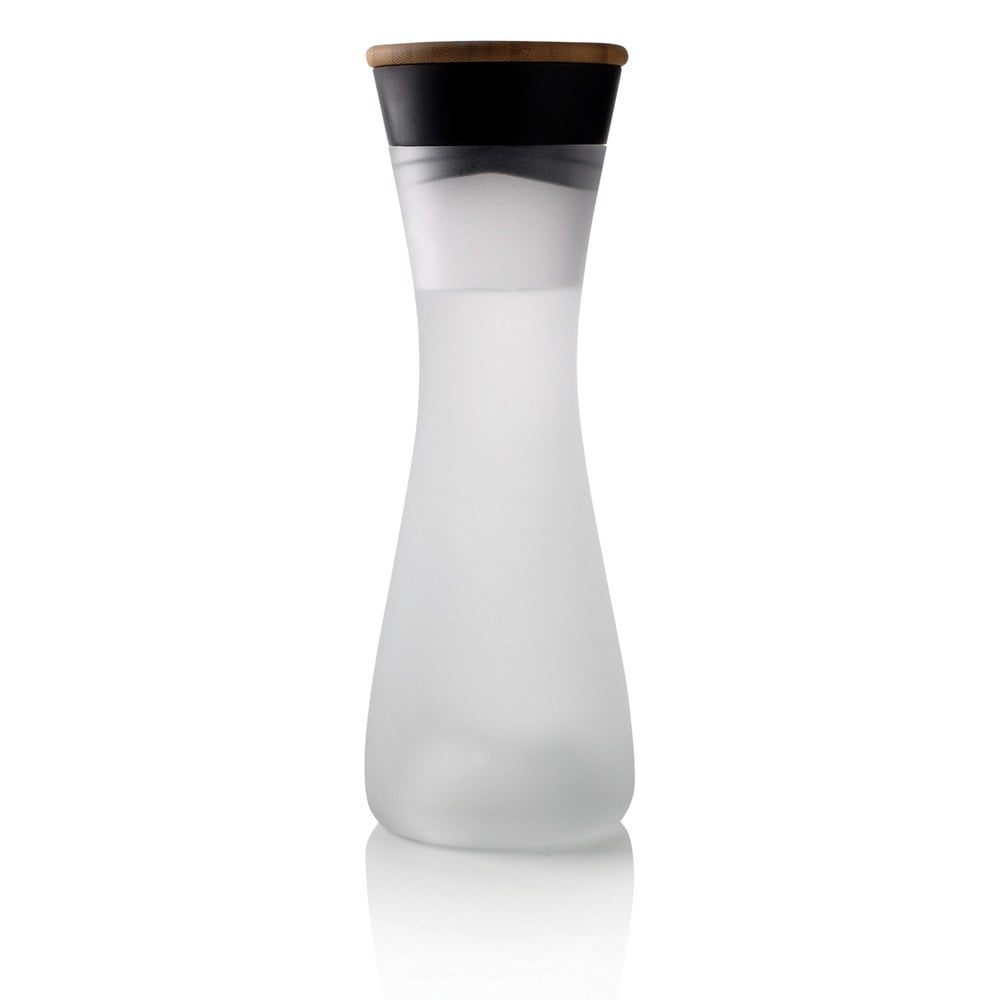 Stiklinė vandens gertuvė su bambukiniu dangteliu XD Design Lumm light, 800 ml