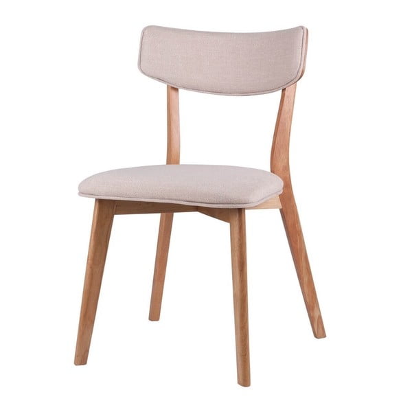 2 valgomojo kėdžių su šviesiai rudos spalvos kojų atrama rinkinys sømcasa Anais