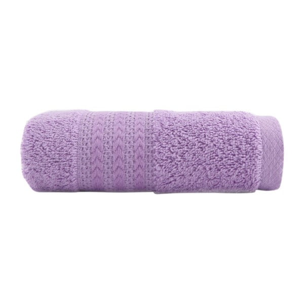 Violetinis grynos medvilnės rankšluostis Sunny, 30 x 50 cm