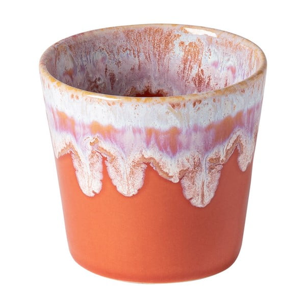 Baltai oranžinės spalvos akmens masės puodelis Costa Nova, 200 ml