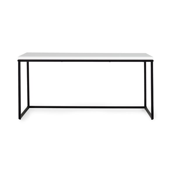 Baltas šoninis staliukas Tenzo Mello, 90 x 75 cm