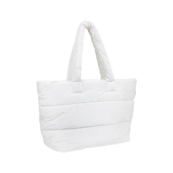 Baltas Sunnylife Puffer paplūdimio krepšys
