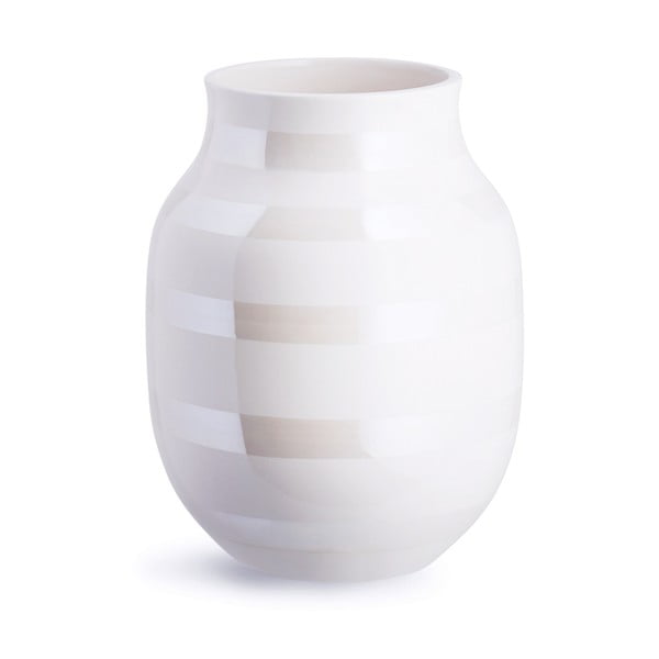 Baltos keramikos vaza Kähler Design Omaggio, aukštis 20 cm