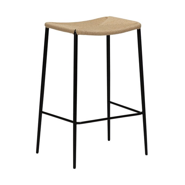 Smėlio spalvos dirbtinės odos baro kėdė DAN-FORM Denmark Stiletto, aukštis 68 cm