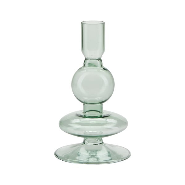 Žalios spalvos stiklinė žvakidė Bahne & CO