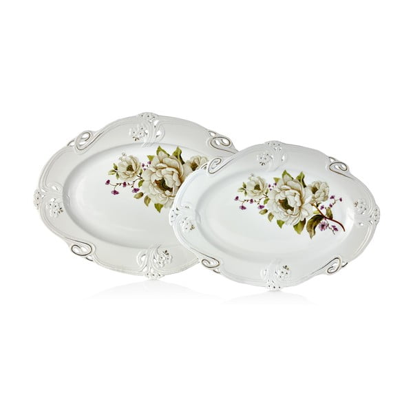 2 porcelianinių lėkščių rinkinys Franz Johann