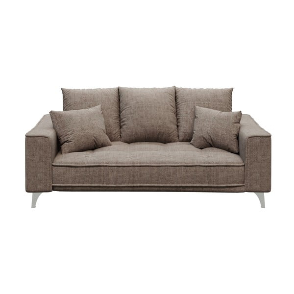 Tamsios smėlio spalvos sofa Devichy Chloe, 204 cm