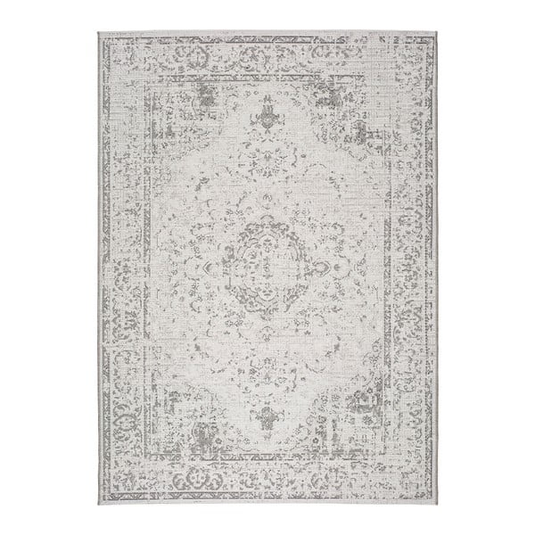 Pilkos ir smėlio spalvos lauko kilimas Universal Weave Lurno, 77 x 150 cm